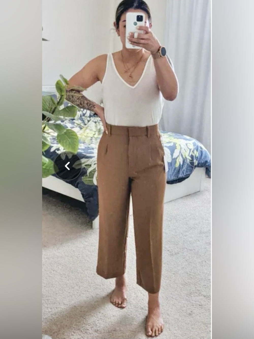 Wilfred Effortless cropped pant tan Saville 0 - Picture 2 of 3